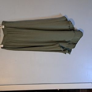100% Silk light green long flowing with a double layer of silk Ann McKenna (M)